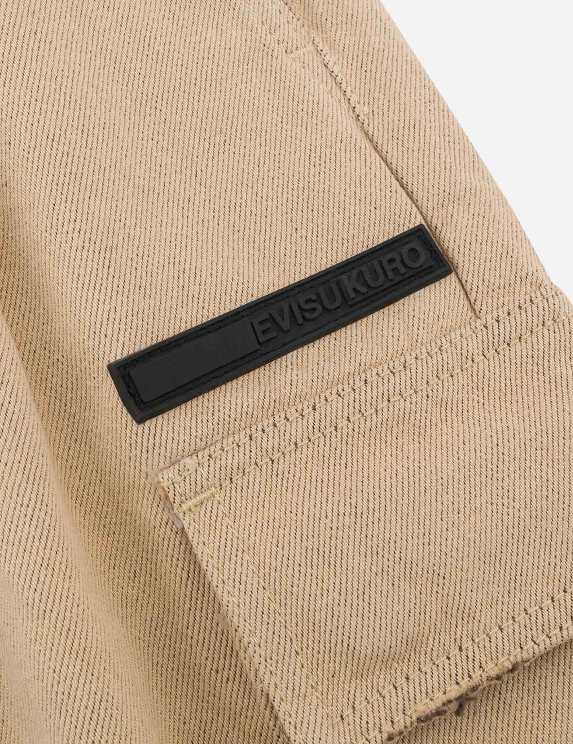 ツートーンダメージ加工オーバーサイズカーゴパンツ