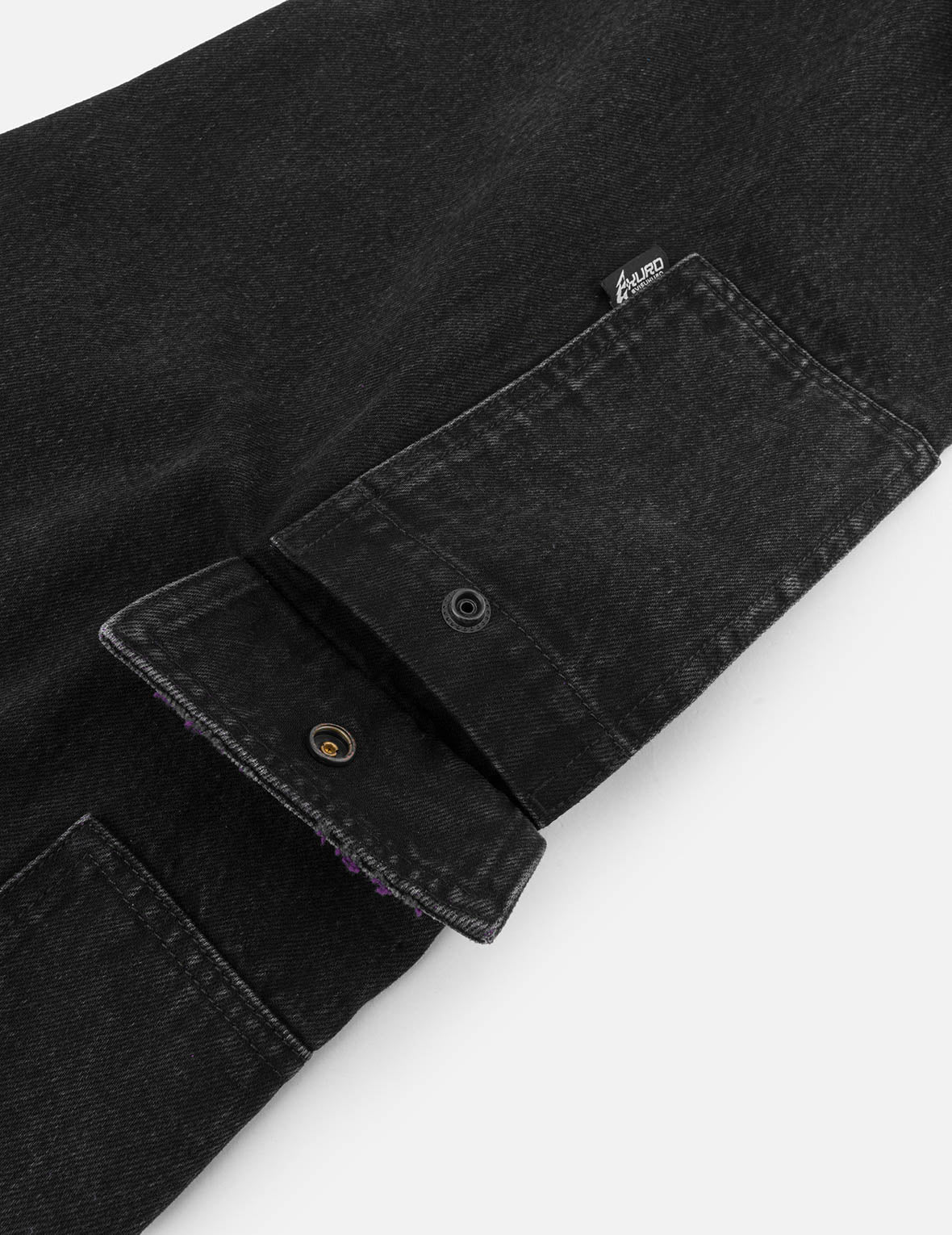 ツートーンダメージ加工オーバーサイズカーゴパンツ