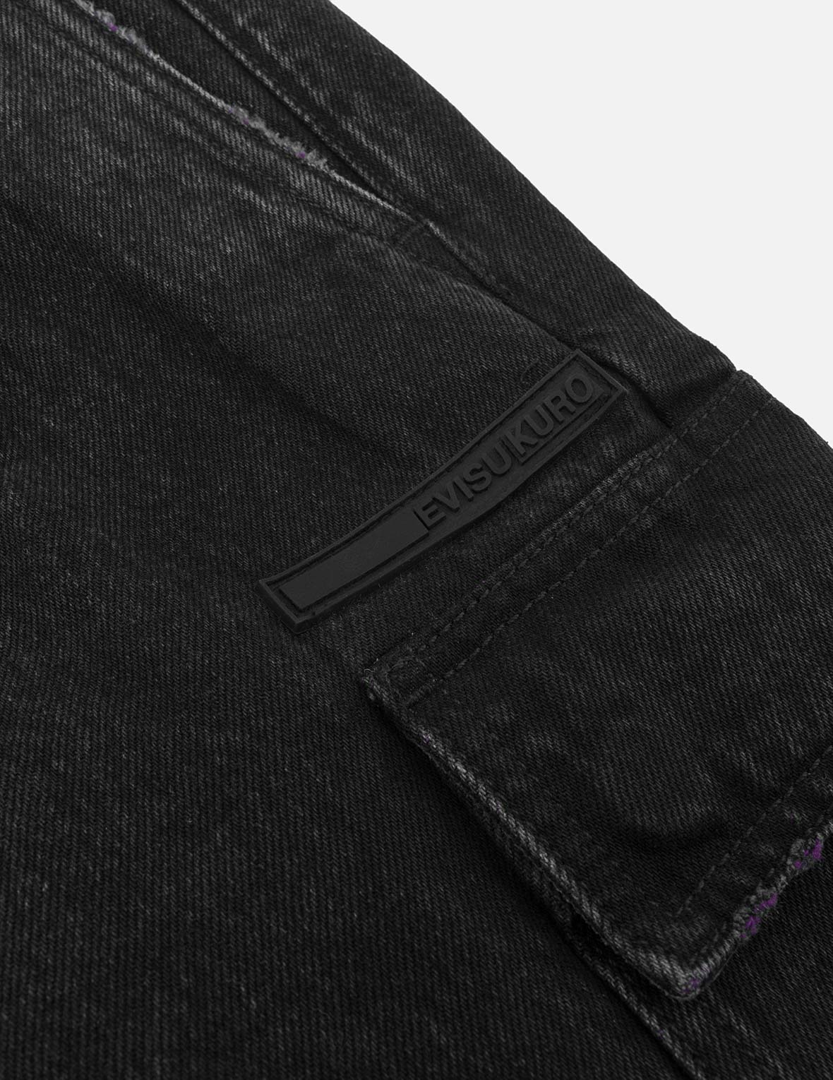 ツートーンダメージ加工オーバーサイズカーゴパンツ