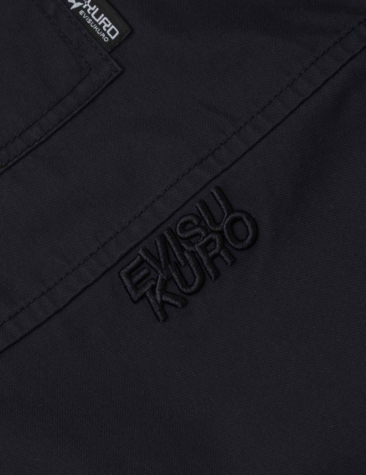 ロゴ&カモメ刺繍 取り外し可能スリーブ ルーズフィット シャツジャケット