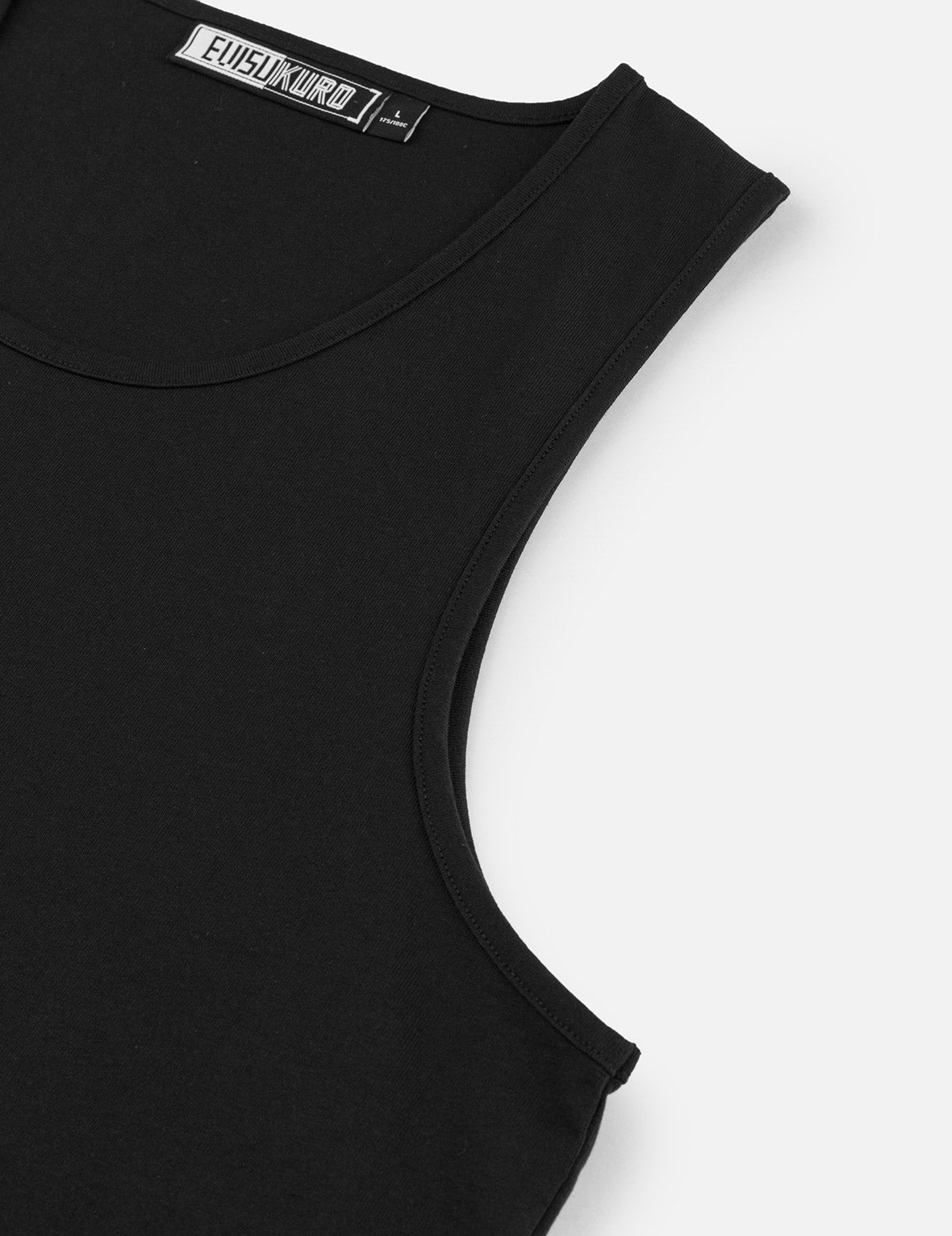 ロゴとカモメ刺繍 リラックスフィット タンクトップ