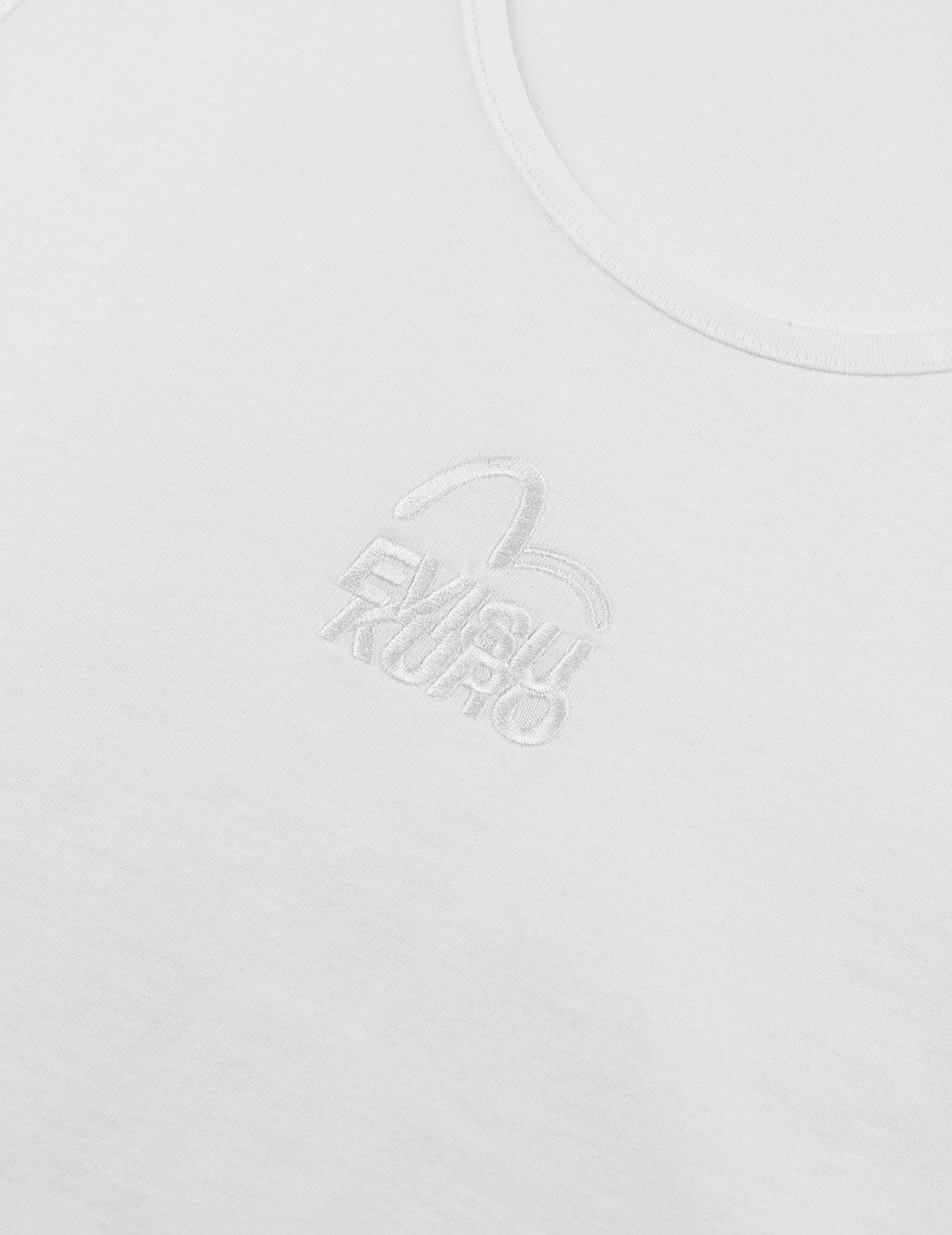 ロゴとカモメ刺繍 リラックスフィット タンクトップ