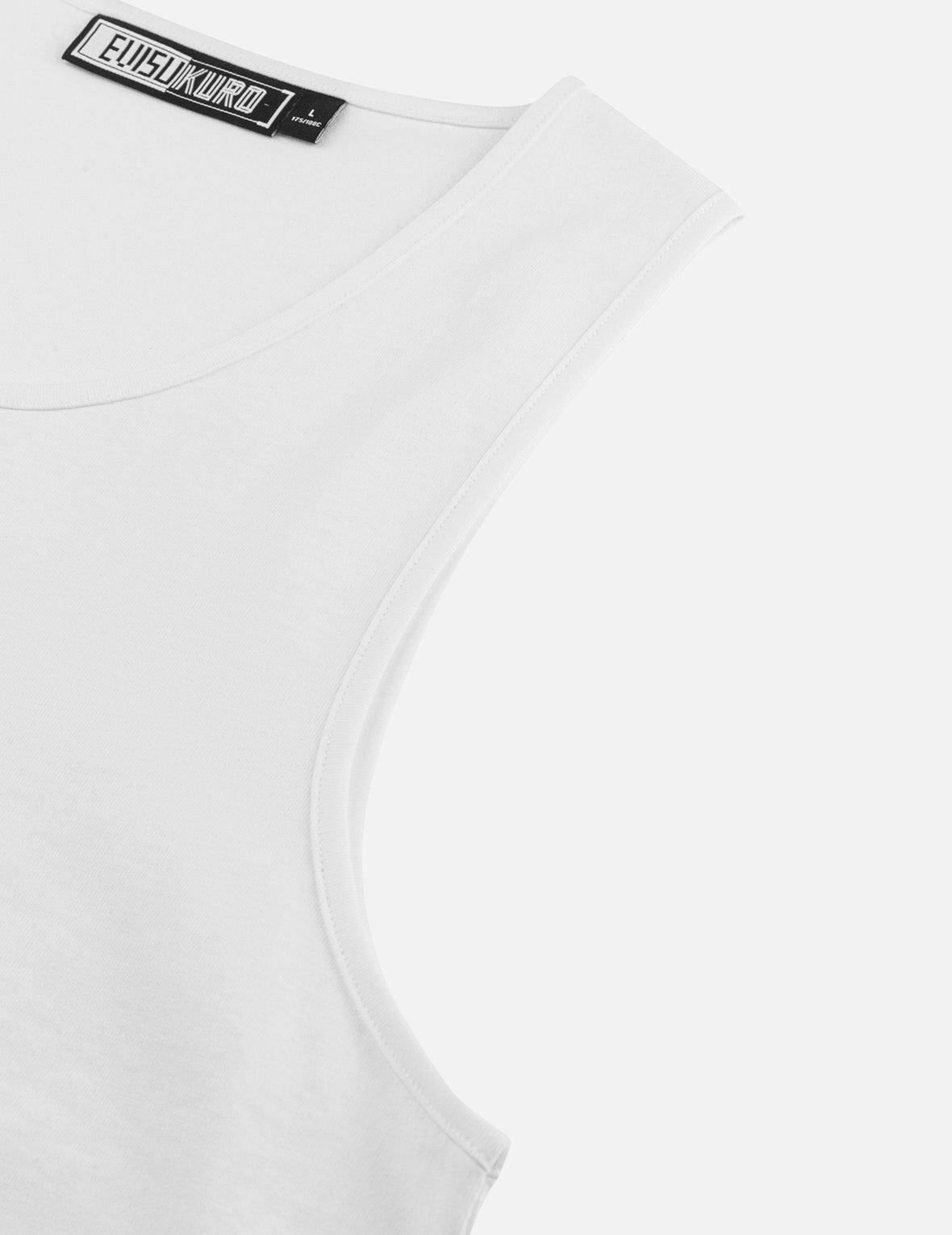 ロゴとカモメ刺繍 リラックスフィット タンクトップ