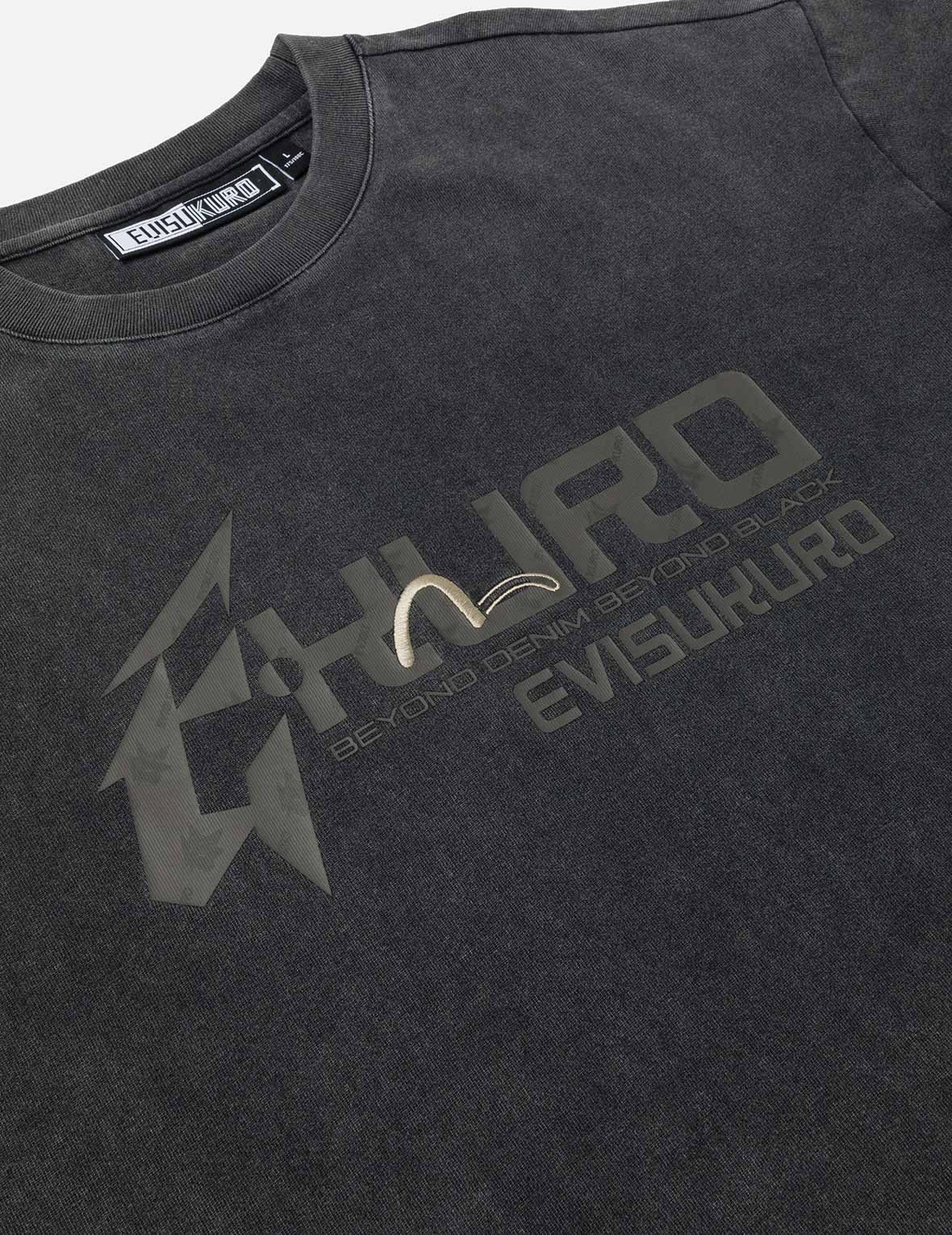 ヘビーウォッシュレギュラーフィット2-in-1ロングスリーブTシャツ