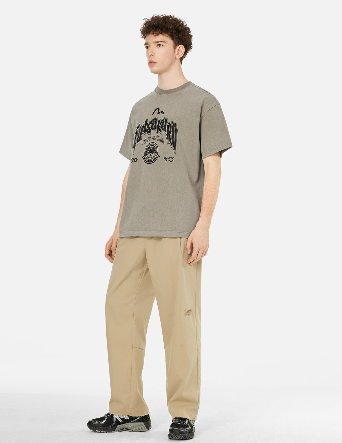 ダメージウォッシュリラックスフィットTシャツ