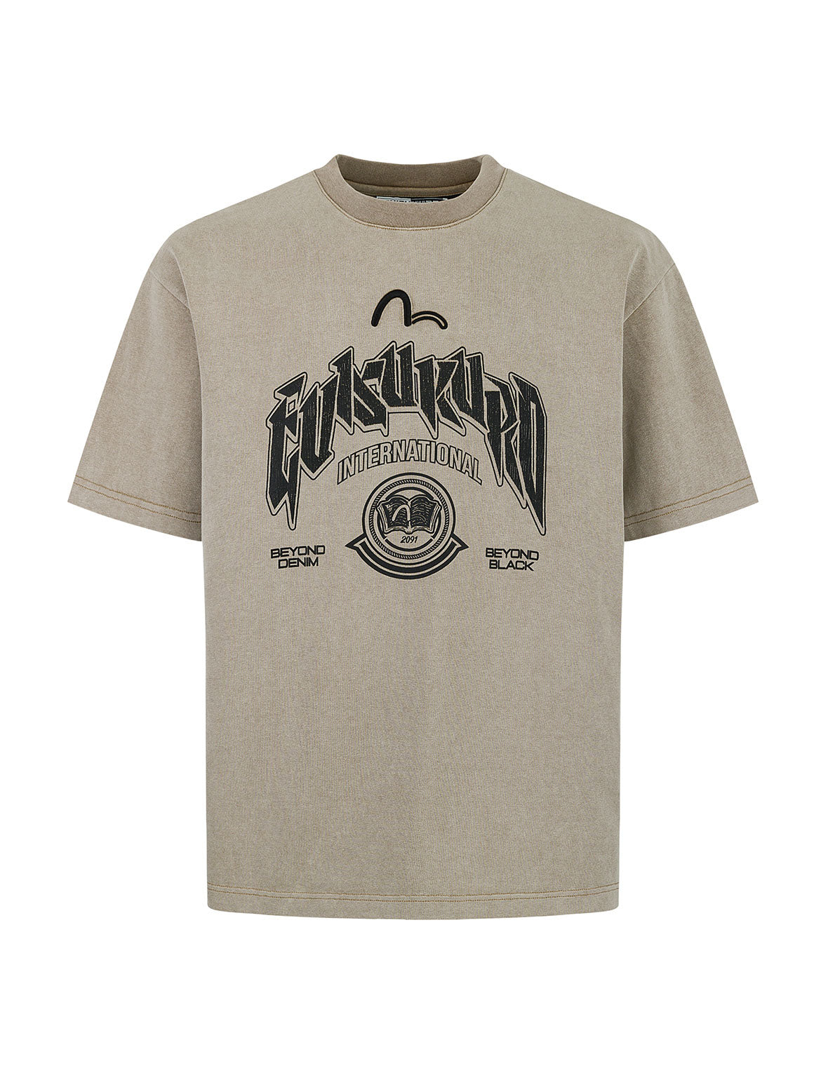 ダメージウォッシュリラックスフィットTシャツ