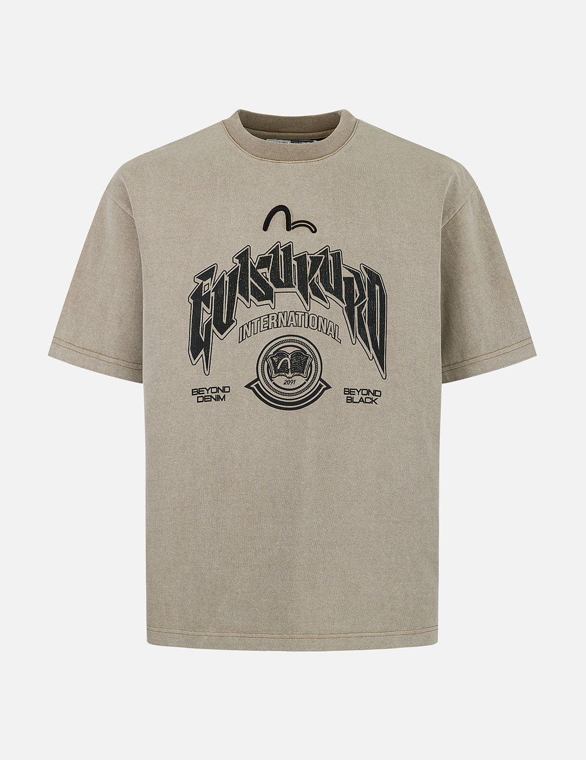 ダメージウォッシュリラックスフィットTシャツ