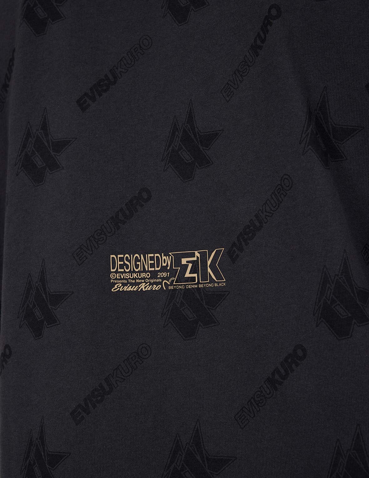 モノグラムロゴプリントリラックスフィットTシャツ