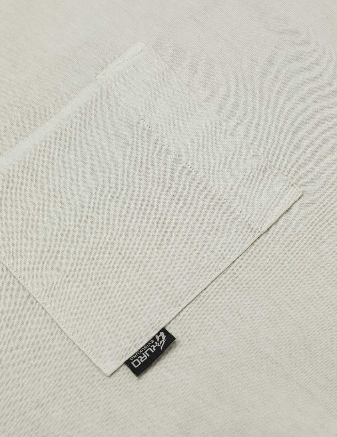 カモメ刺繍とロゴプリントオーバーサイズTシャツ