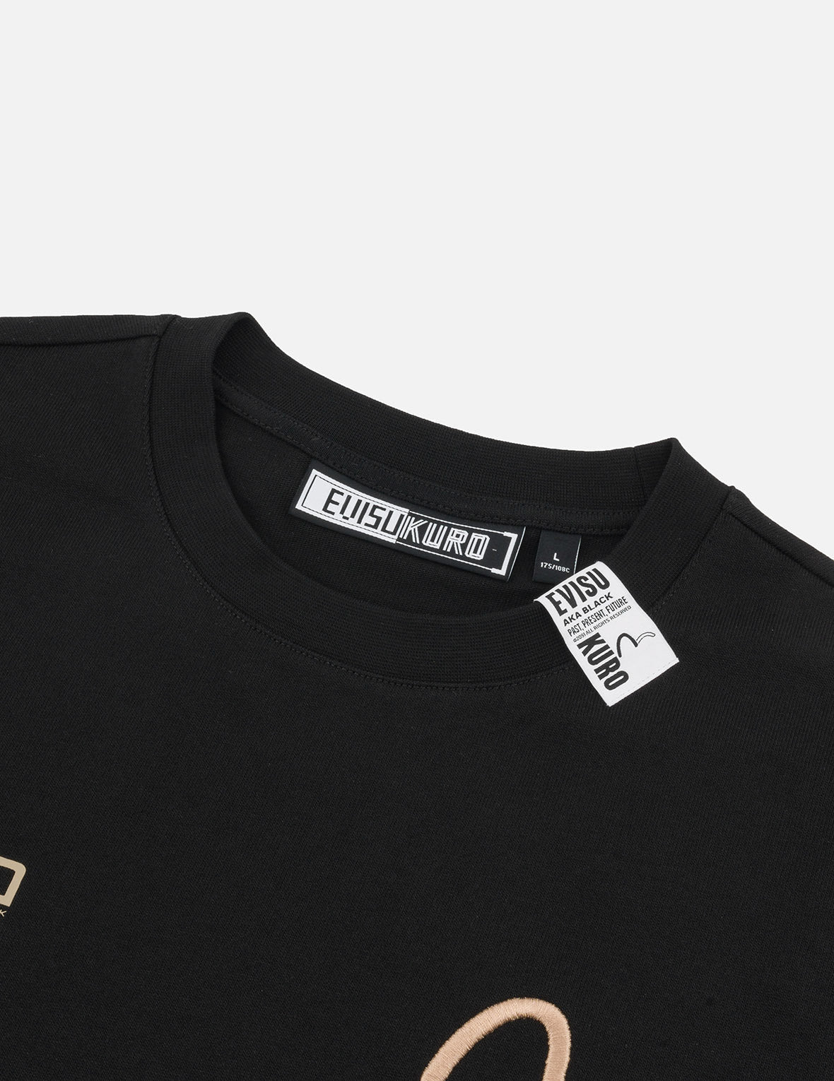 Seagull Embroidery and Logo Print Regular Fit T-shirt