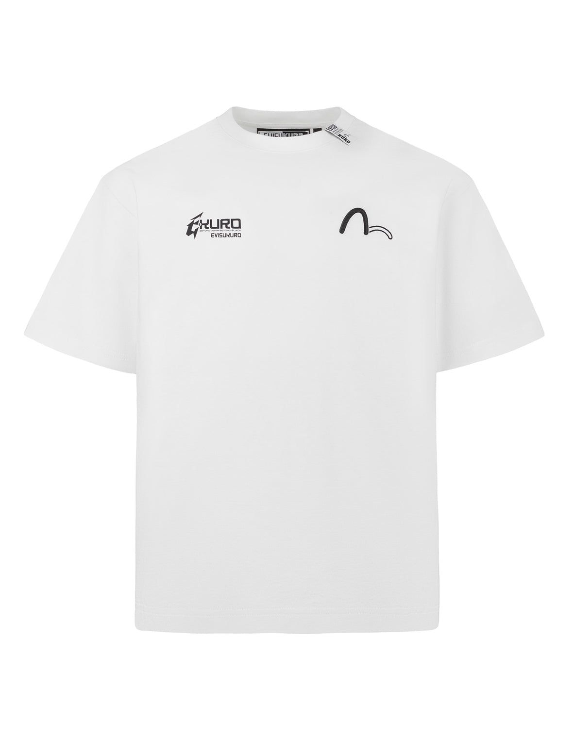Seagull Embroidery and Logo Print Regular Fit T-shirt
