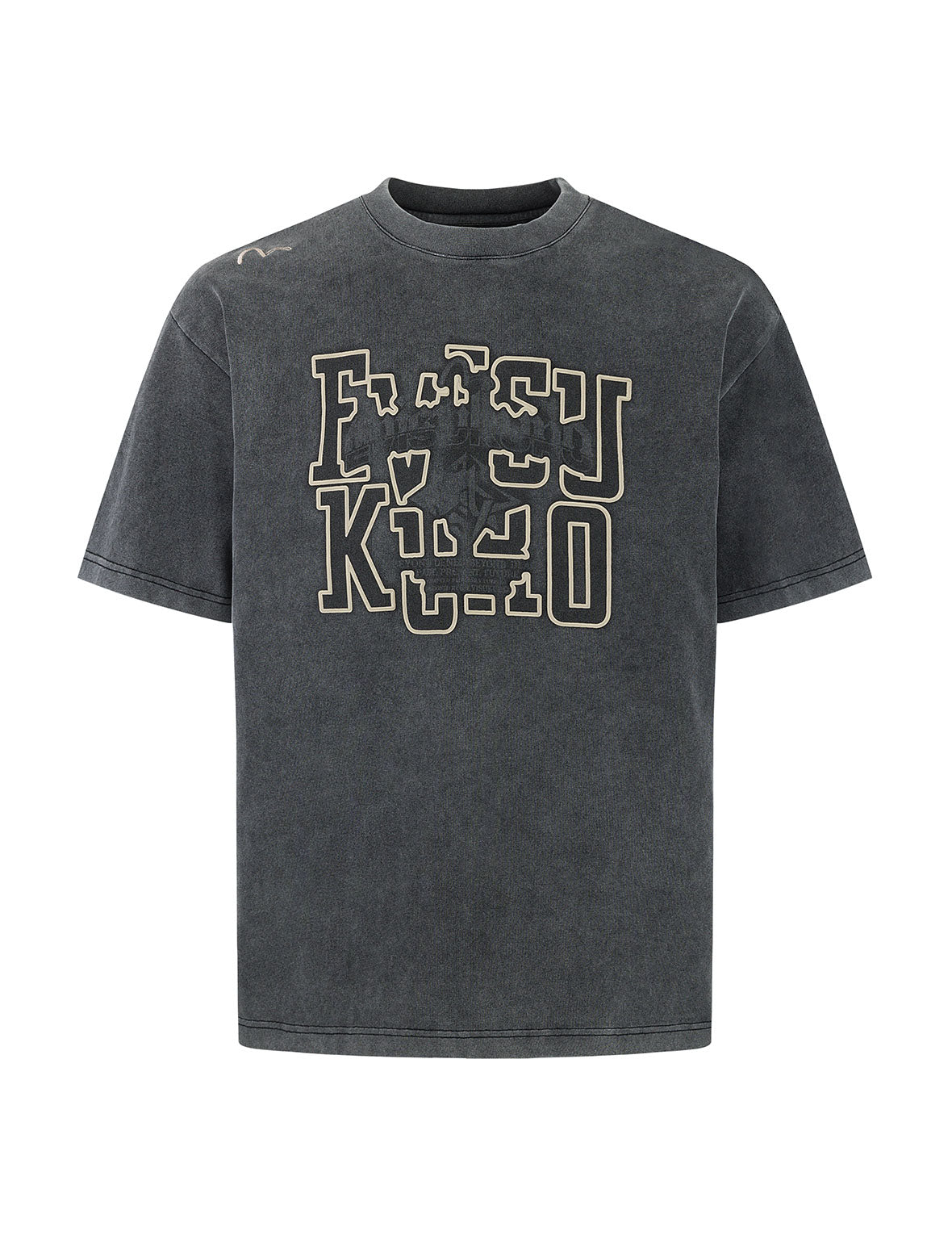 スケッチロゴプリント リラックスフィット Tシャツ