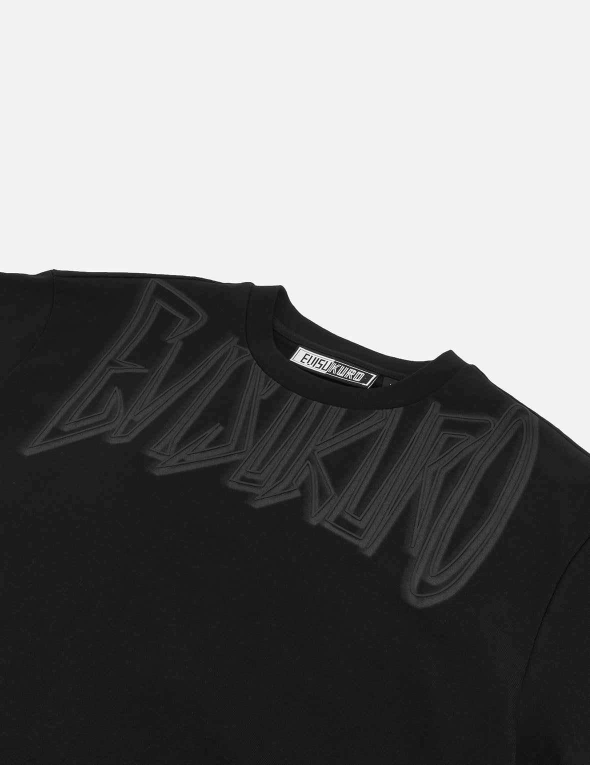 Gothic-inspired Logo Print Regular Fit T-Shirt