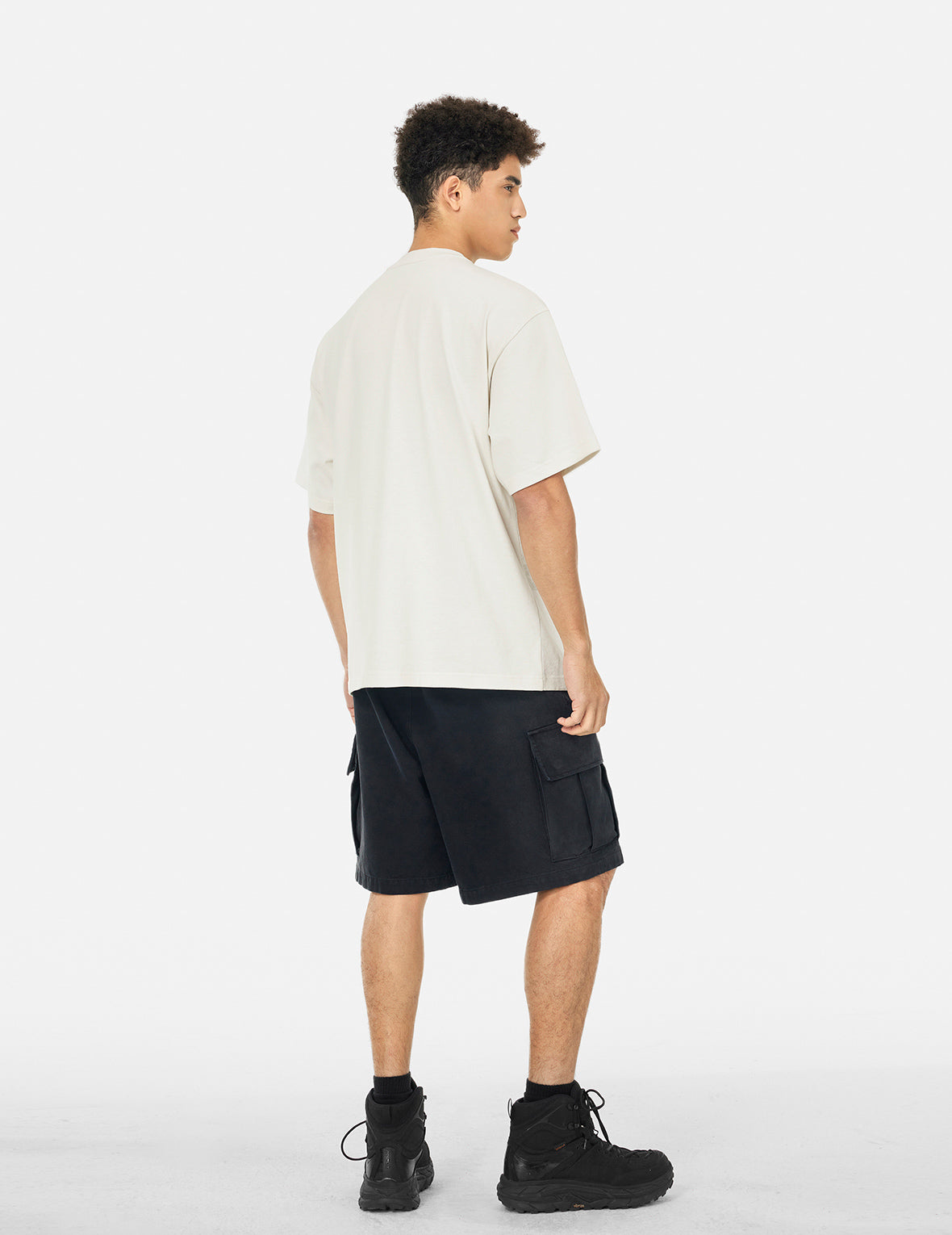 Logo and Seagull print Oversized T-Shirt