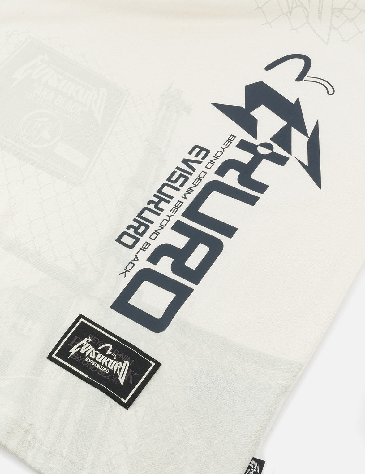 Logo and Seagull print Oversized T-Shirt