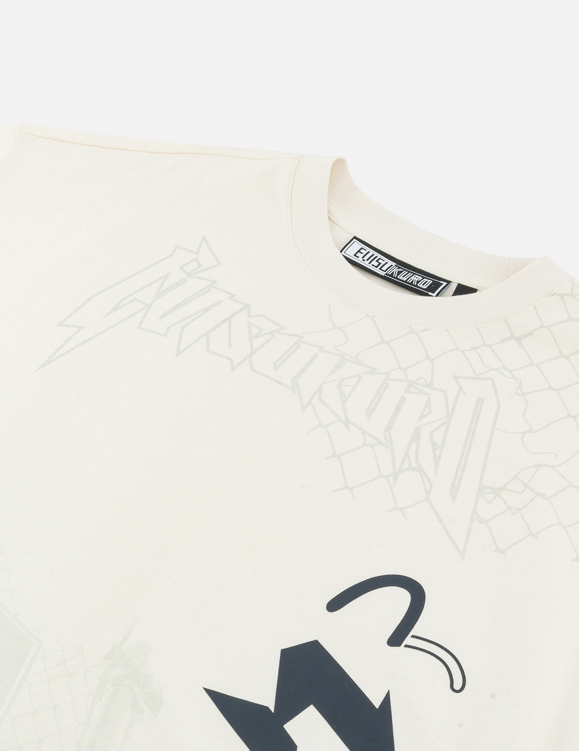 Logo and Seagull print Oversized T-Shirt