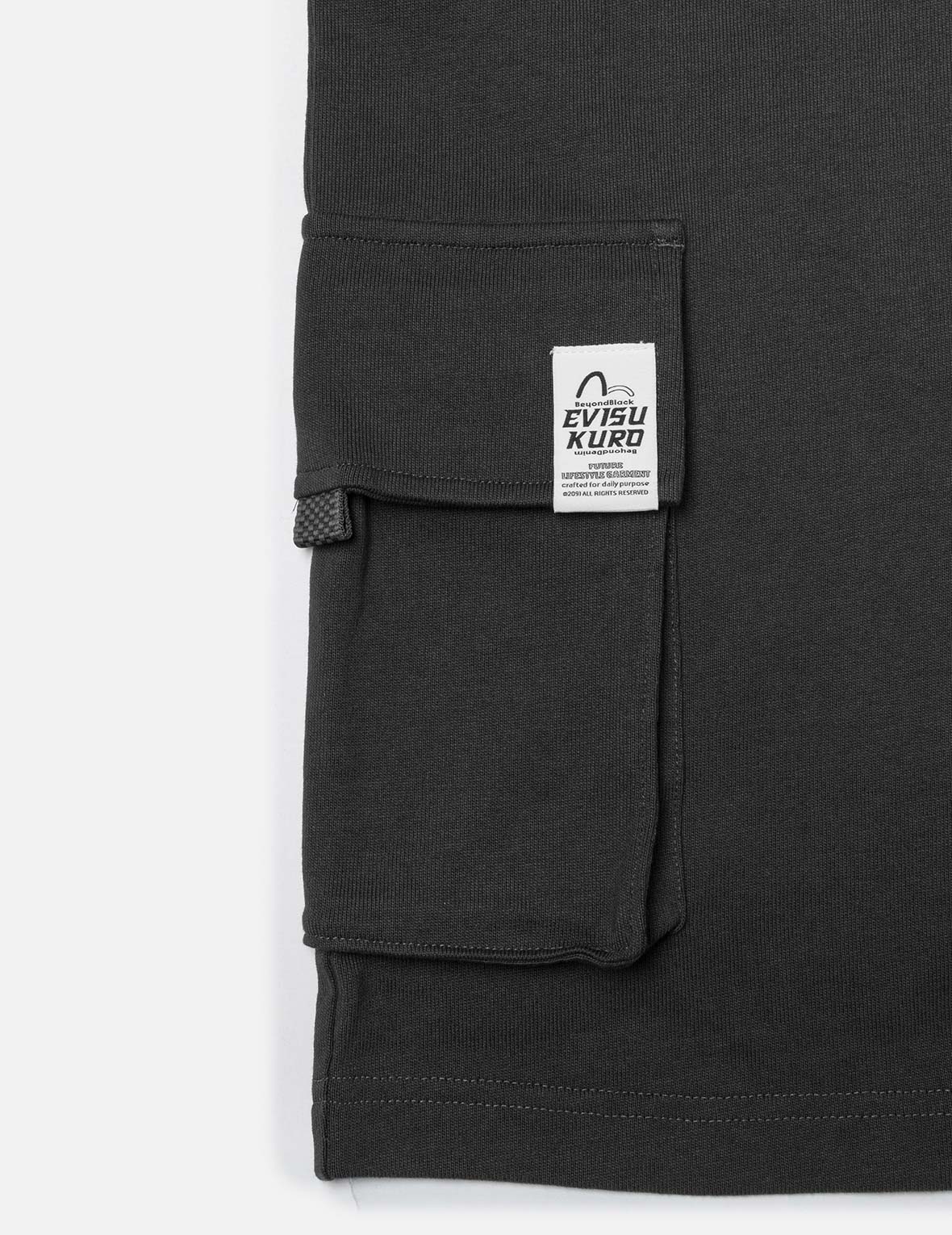 EVISUKURO 刺繍 オーバーサイズ Tシャツ