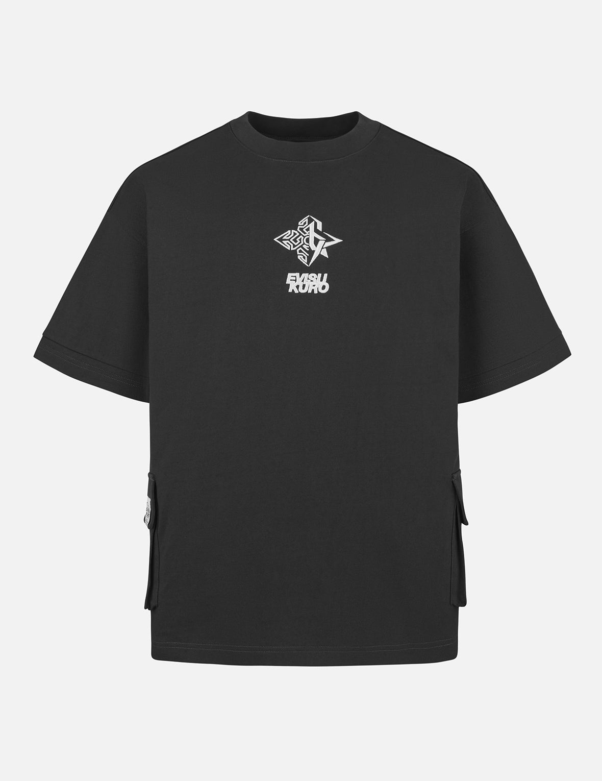 EVISUKURO 刺繍 オーバーサイズ Tシャツ