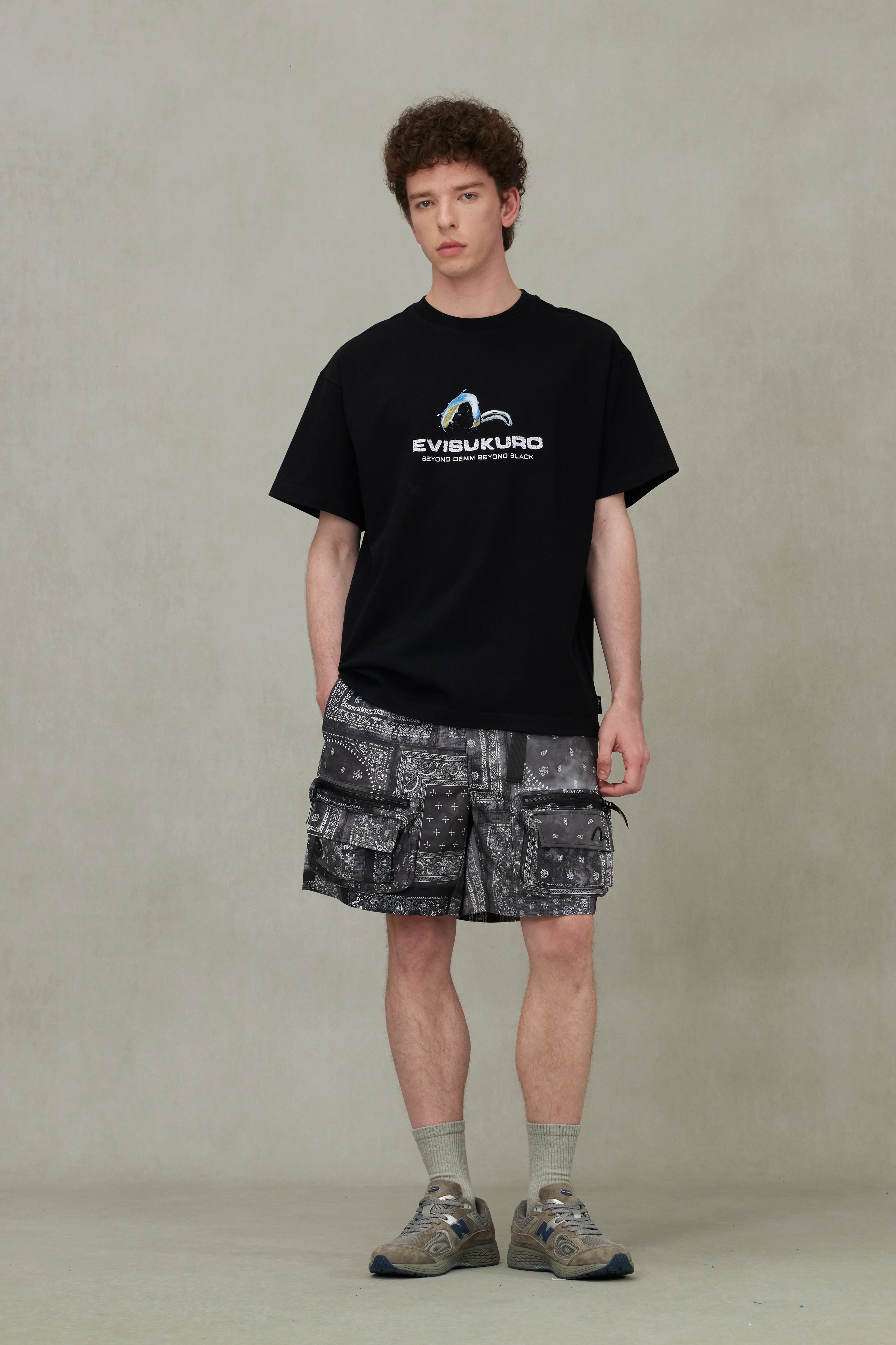 サーフ カモメ プリント リラックス フィット Tシャツ