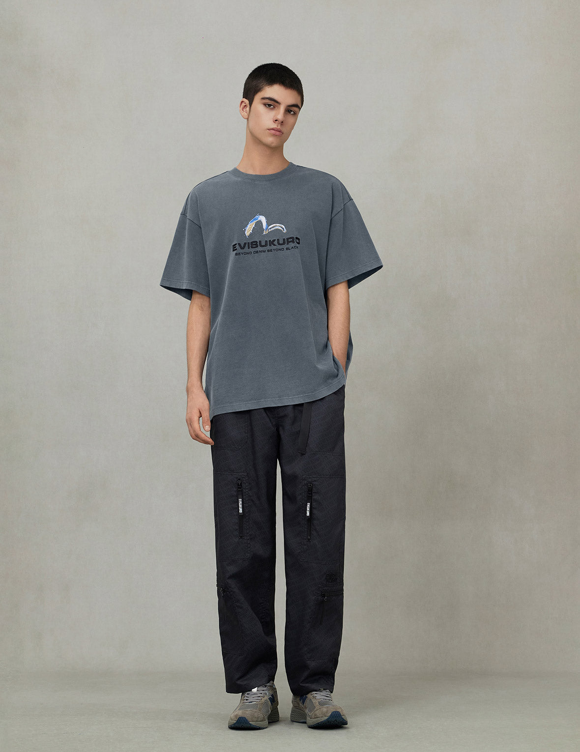 サーフ カモメ プリント リラックス フィット Tシャツ