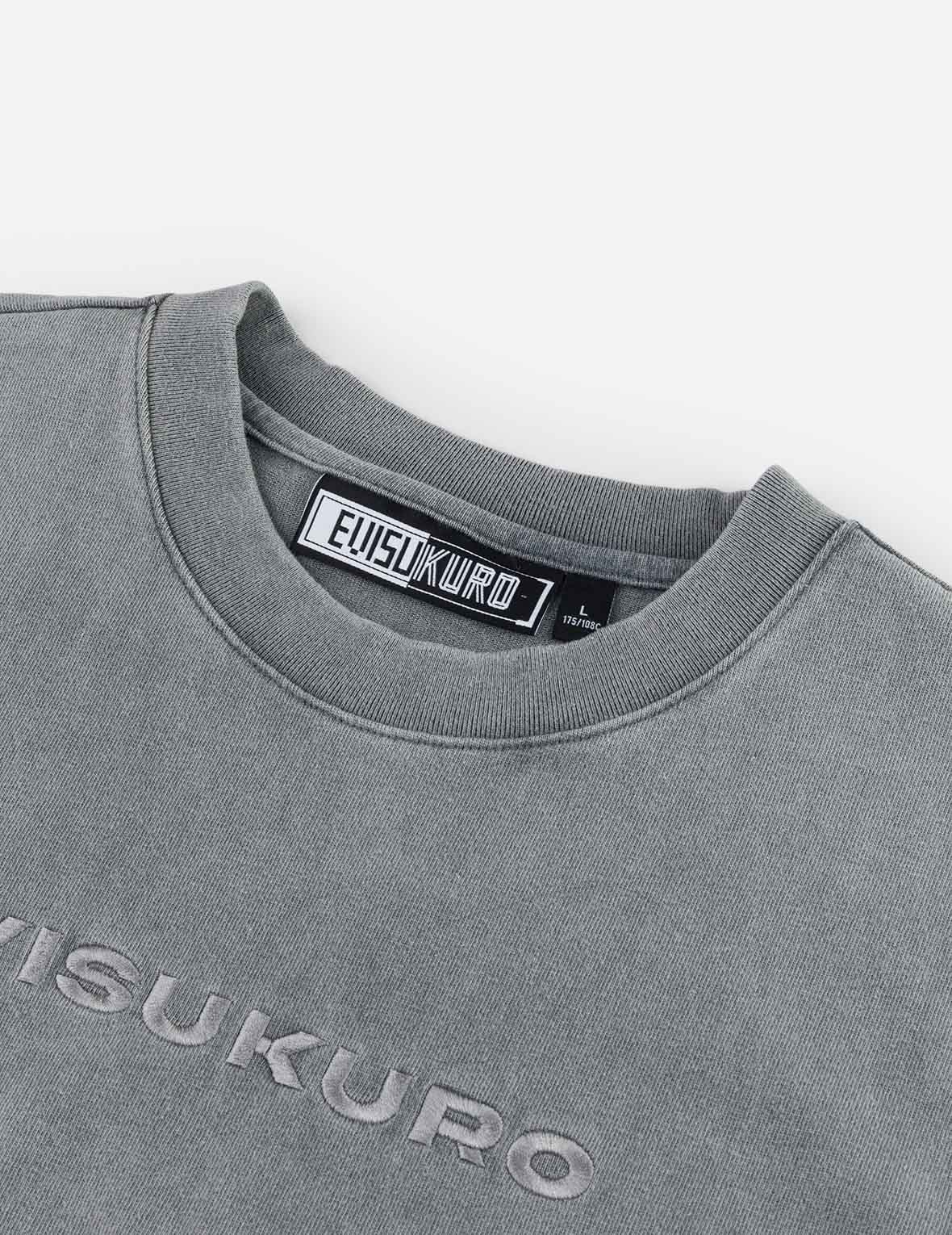 ロゴ 刺繍&サーフ キャンプ プリント レギュラー フィット Tシャツ