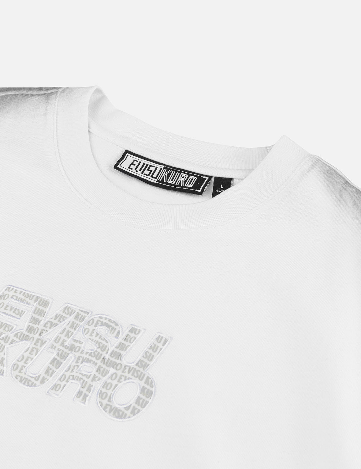 和風 アップリケ ロゴ 刺繍 レギュラー フィット Tシャツ