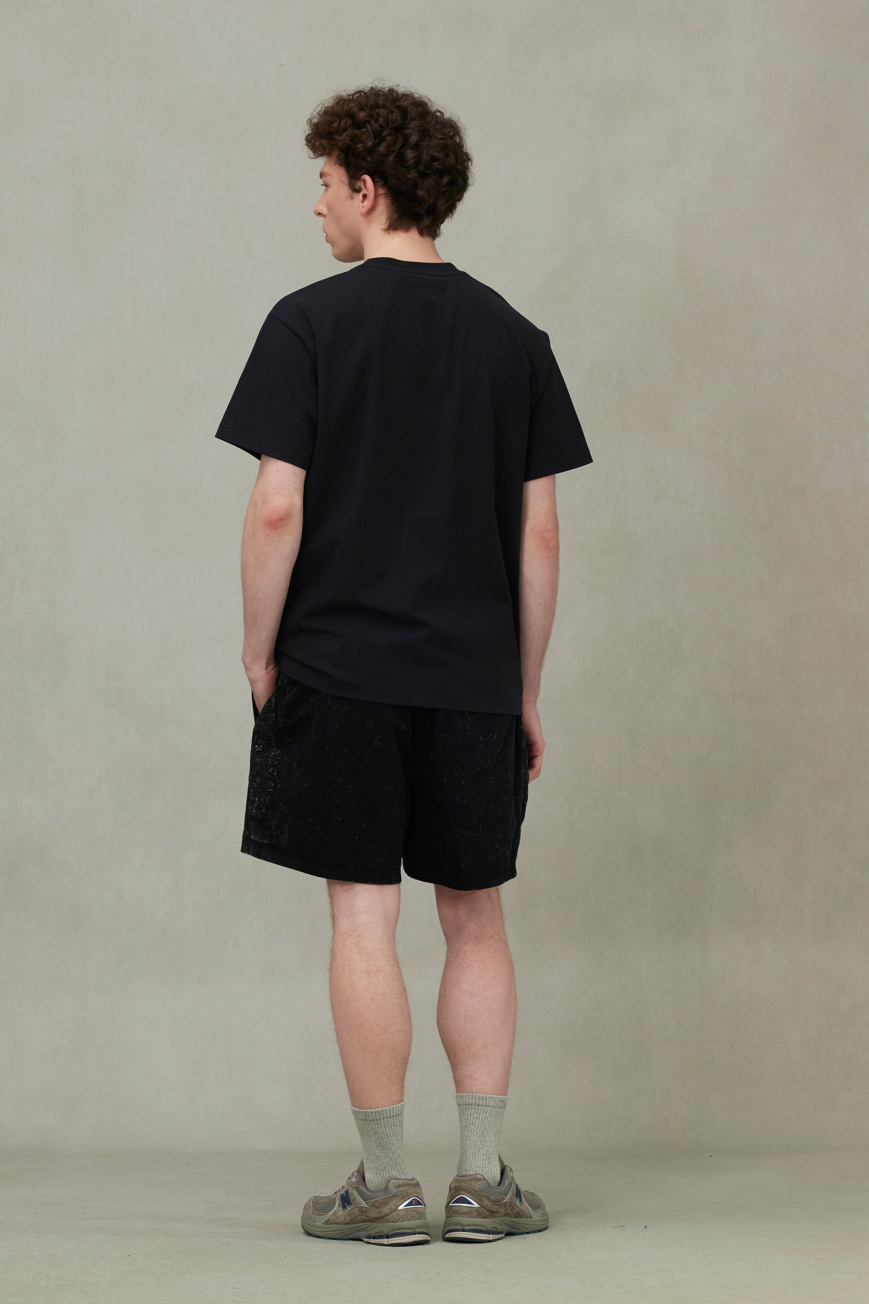 EVISUKURO モチーフプリント レギュラーフィット コンプレッションTシャツ