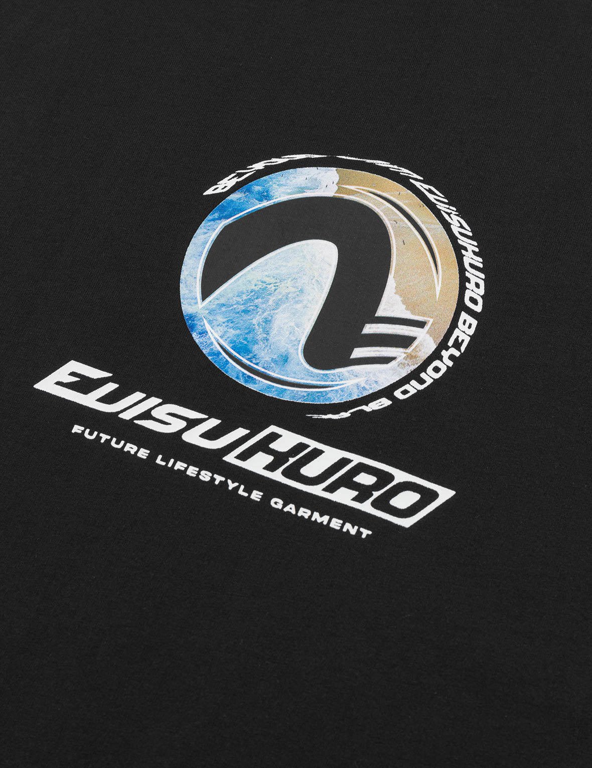 EVISUKURO モチーフプリント レギュラーフィット コンプレッションTシャツ