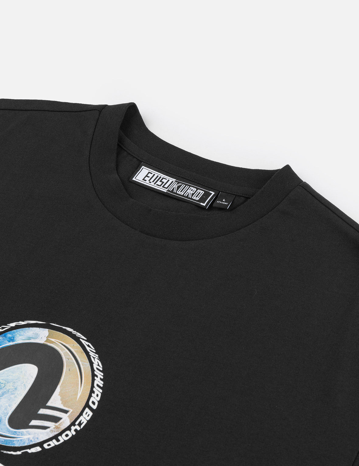 EVISUKURO モチーフプリント レギュラーフィット コンプレッションTシャツ