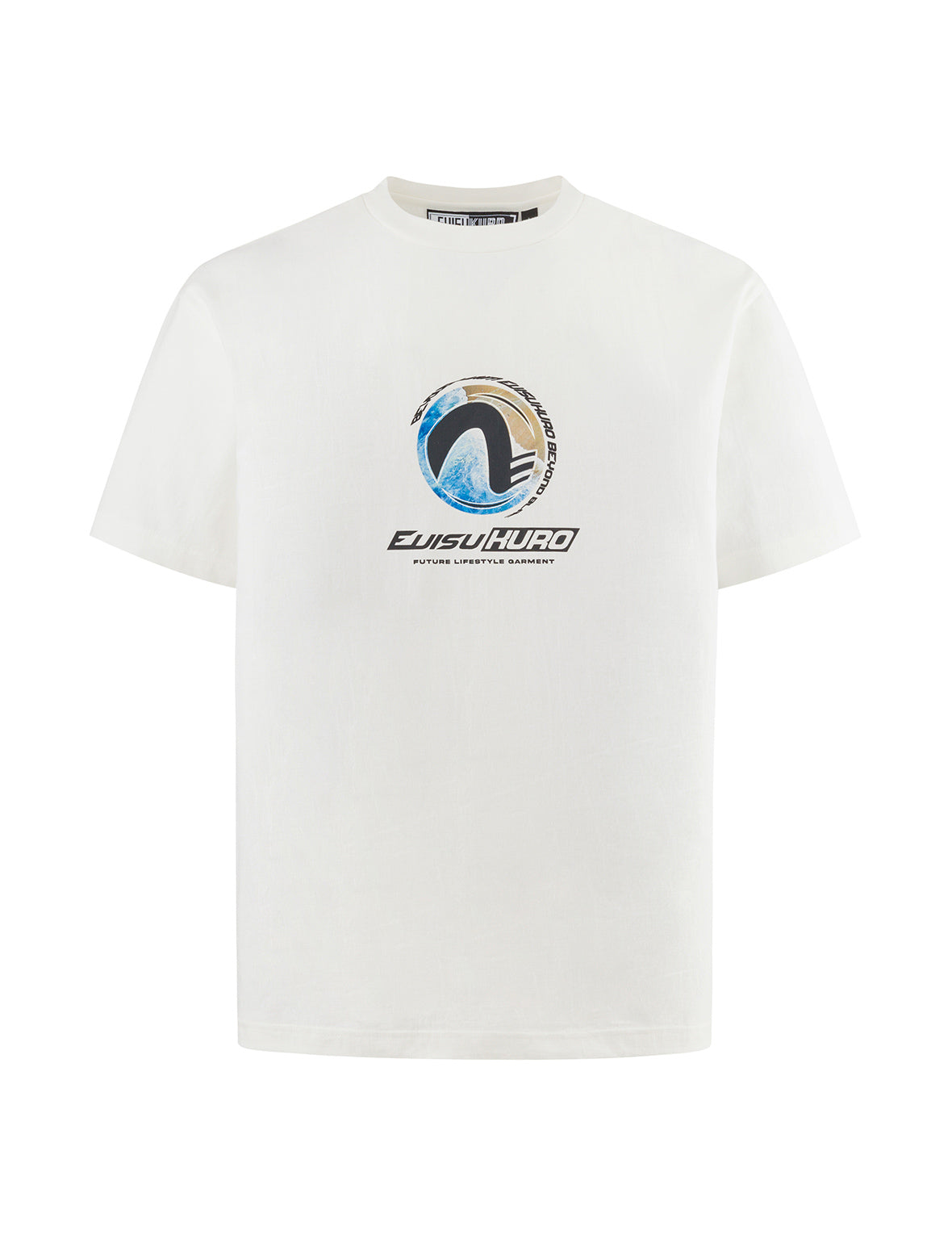 EVISUKURO モチーフプリント レギュラーフィット コンプレッションTシャツ