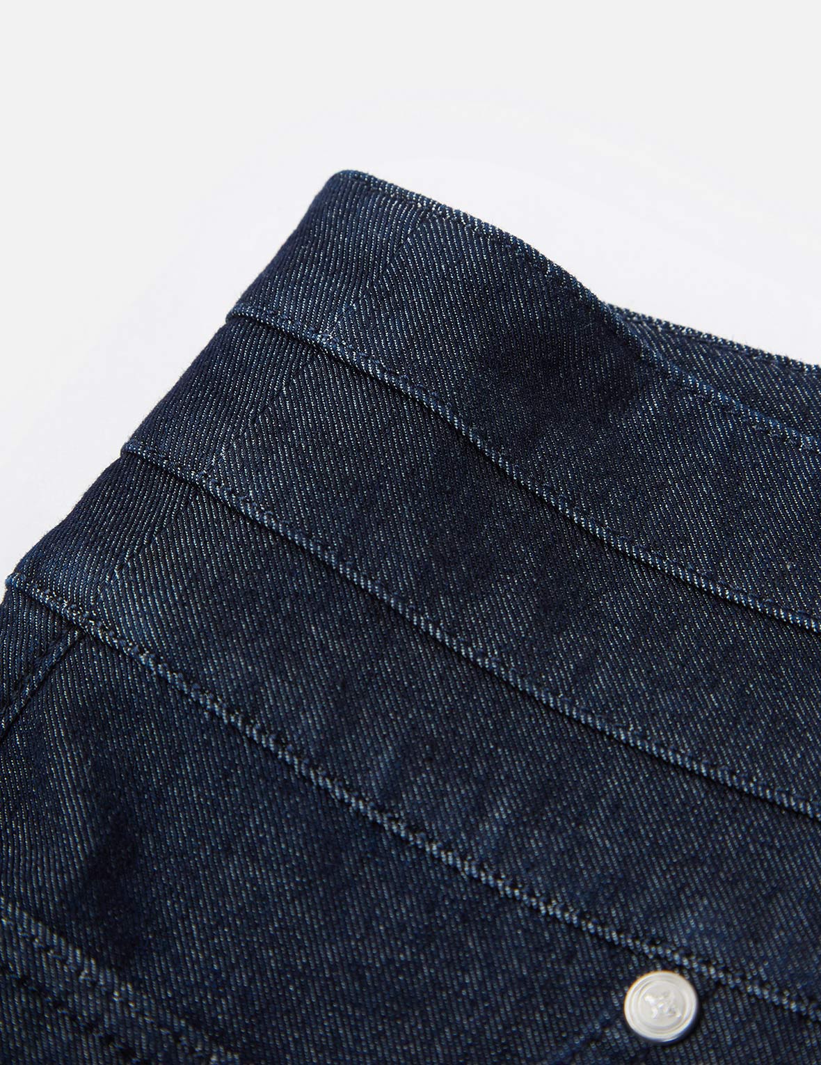 Kamon Embroidered Bermuda Denim Shorts