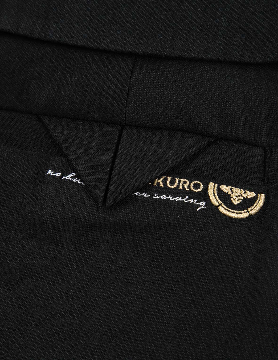 Logo Embroidery Tapered Pants