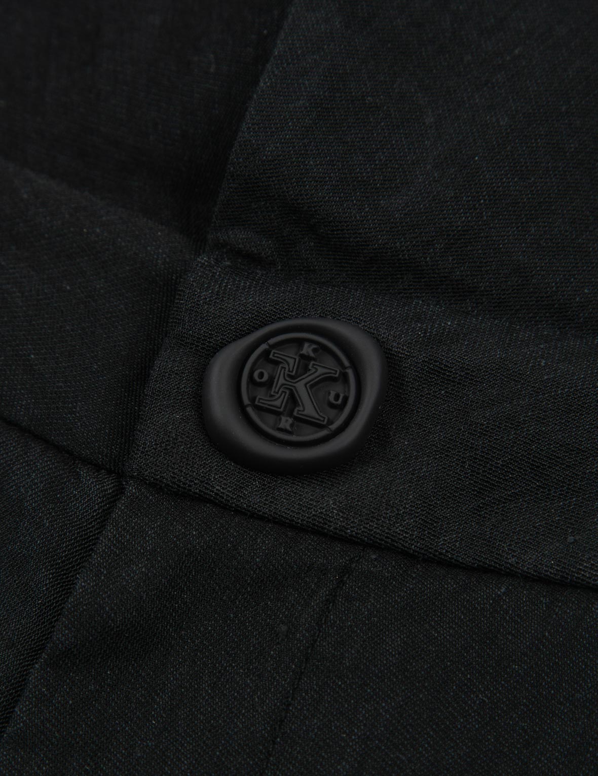 Logo Embroidery Tapered Pants