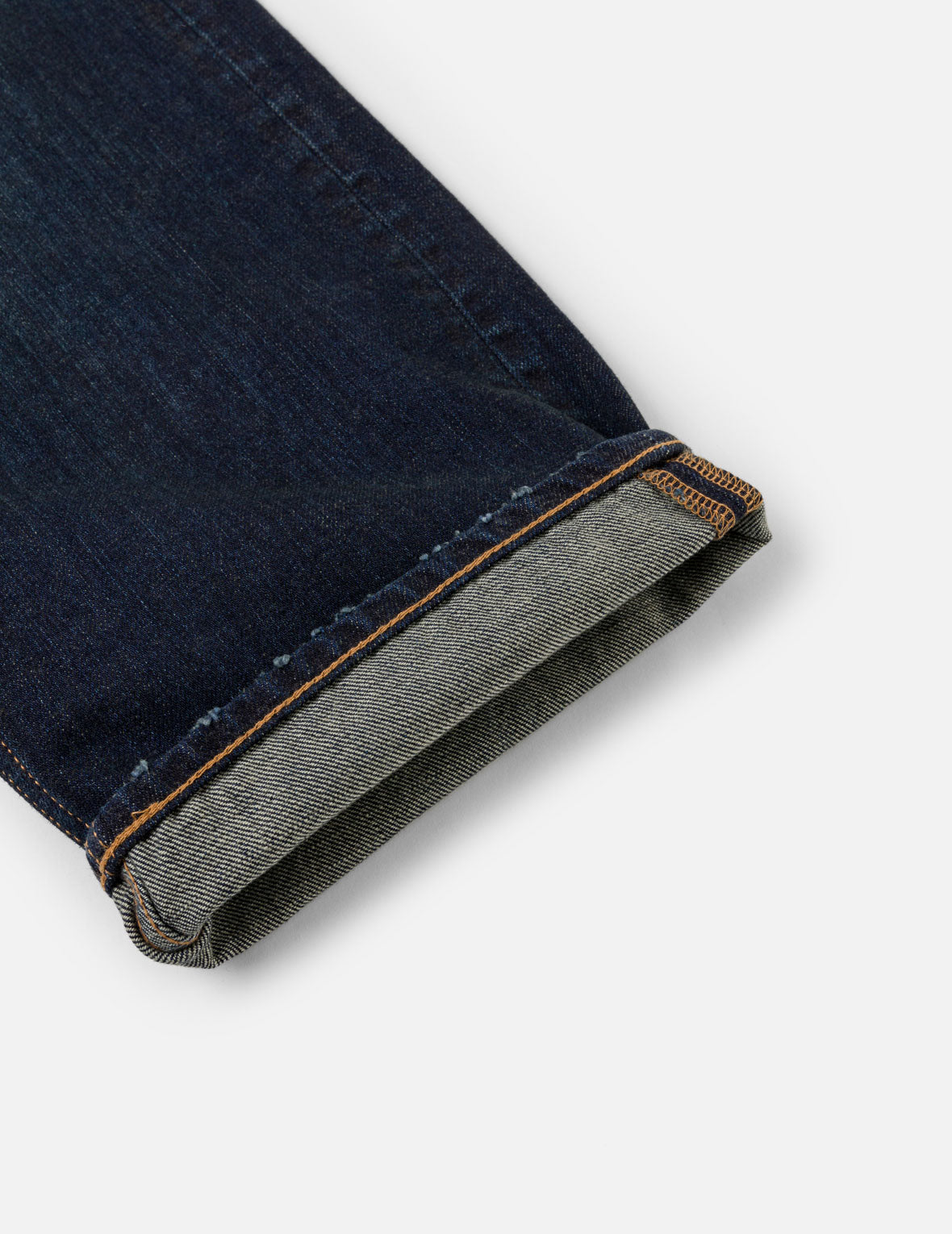 Dark-washed Seagull Print Regular Fit Jeans #2020