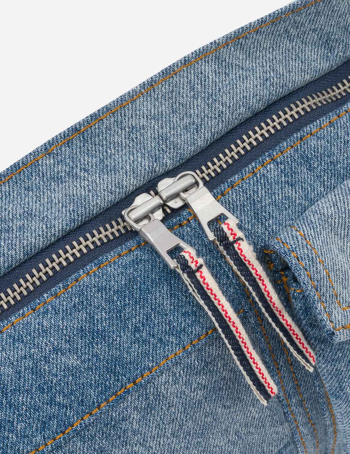 Seagull Embroidery Denim Crossbody Bag