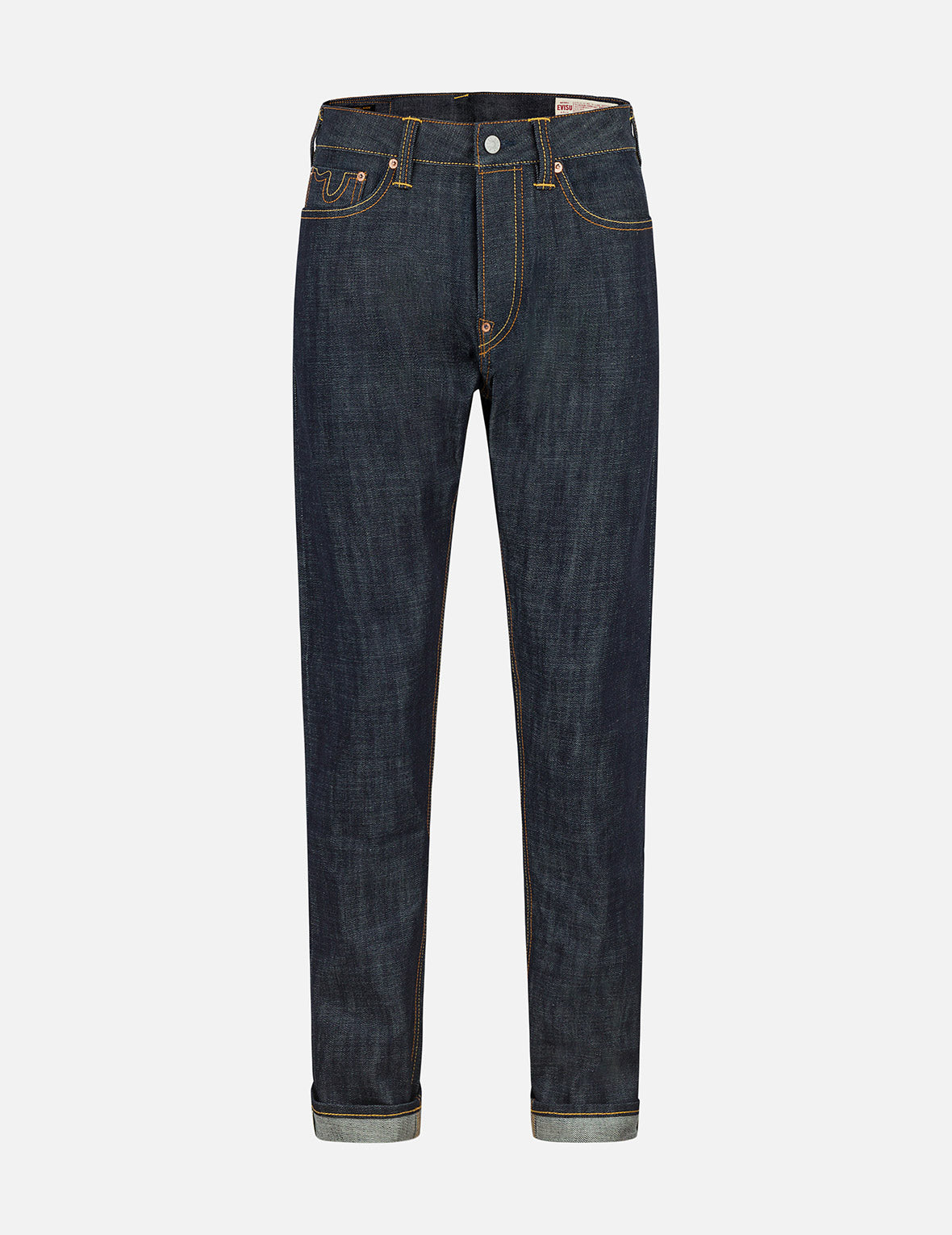 Pockets Design Taper Fit Raw Jeans #2017 – EVISU