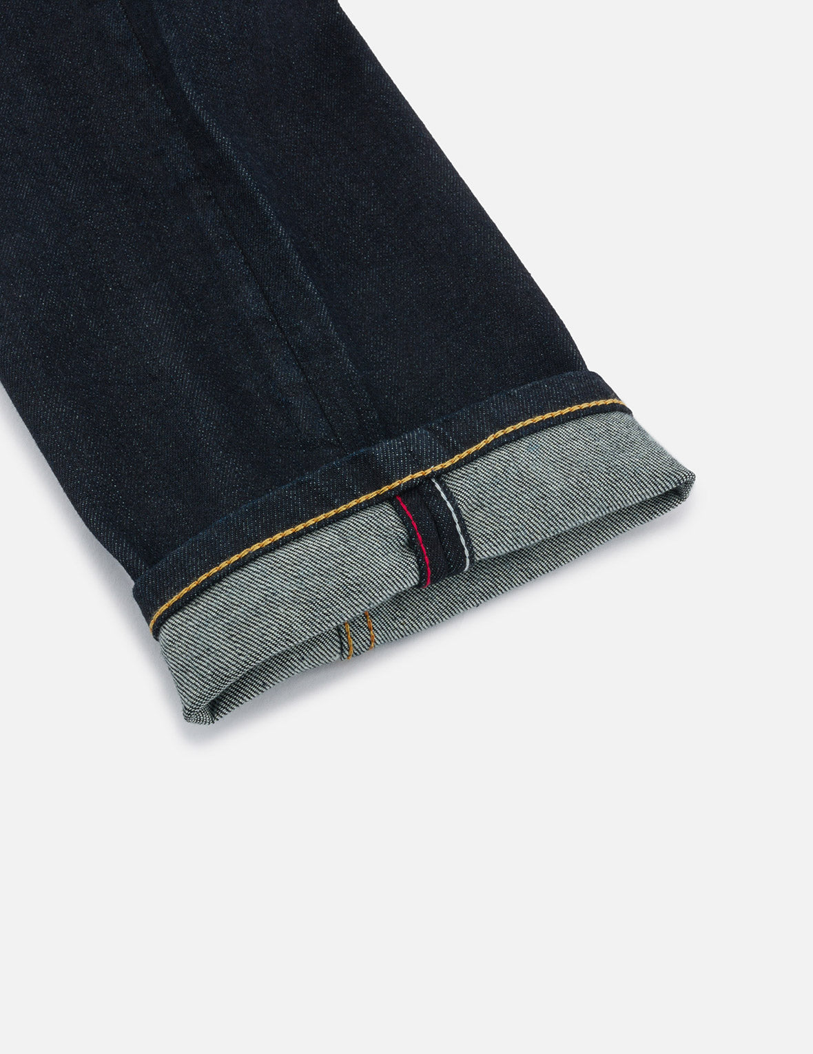 Seagull with Kamon Print Pockets Taper Fit Jeans #2017