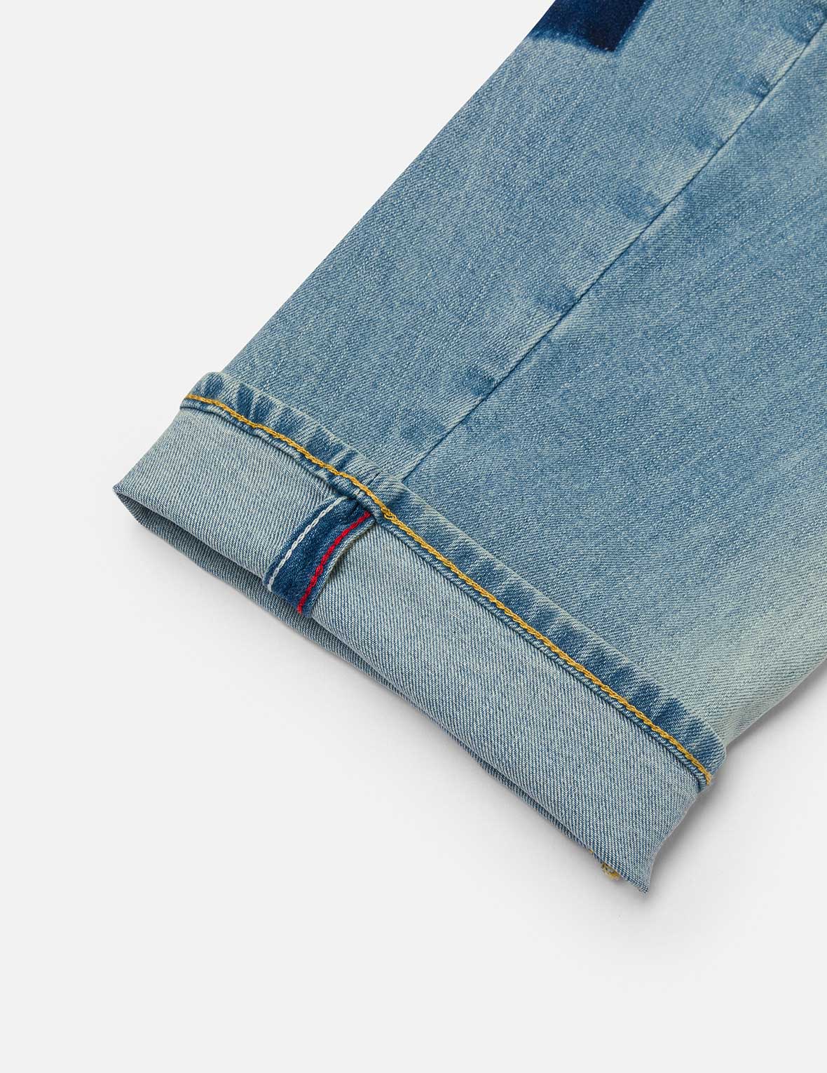 Multi-Pocket with Seagull Print 3D Fit Jeans