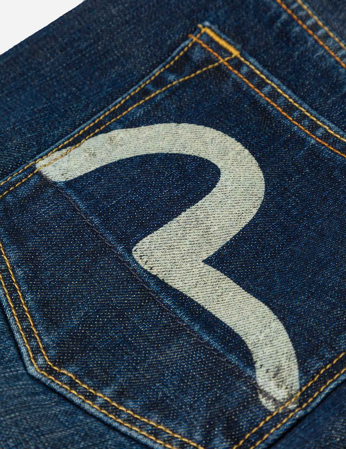 カモメプリント キャロットフィット ジーンズ #2017