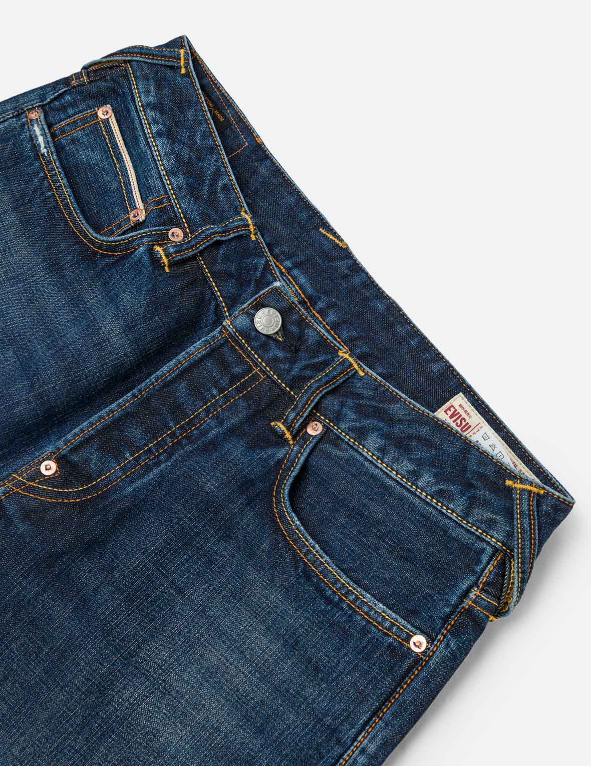 カモメプリント キャロットフィット ジーンズ #2017