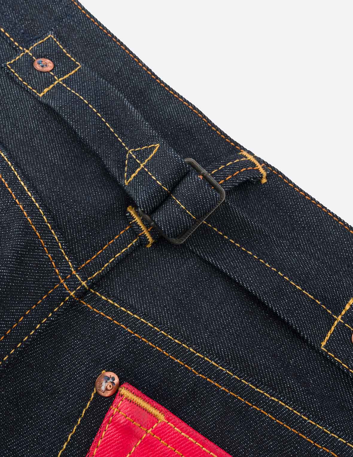 カモメプリント キャロットフィット ジーンズ #2017