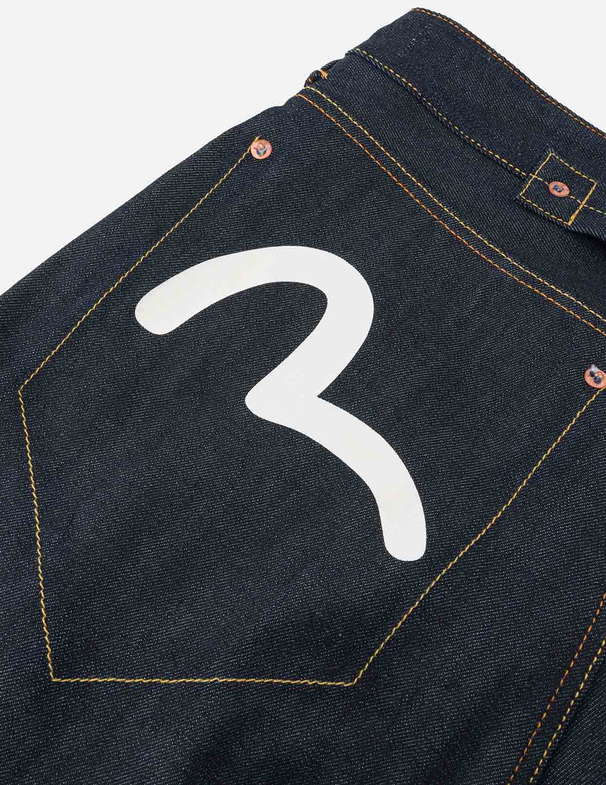 カモメプリント キャロットフィット ジーンズ #2017