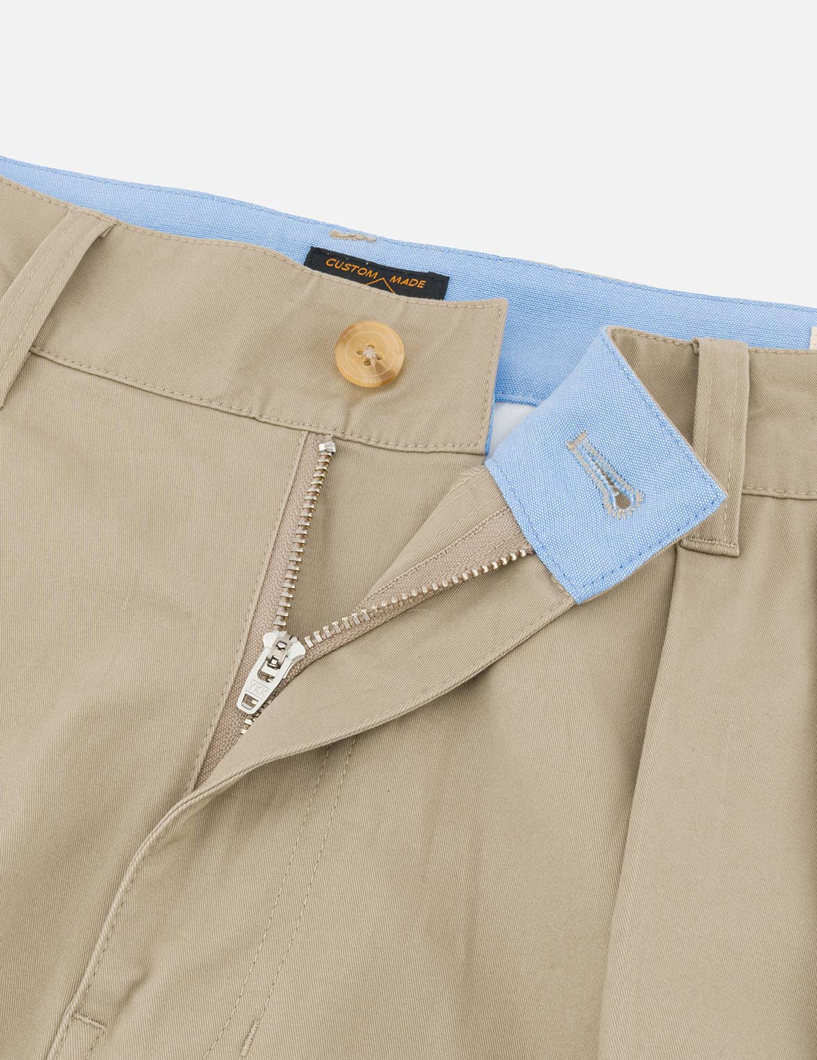 Wheel of Wisdom and Logo Embroidery Taper Chino