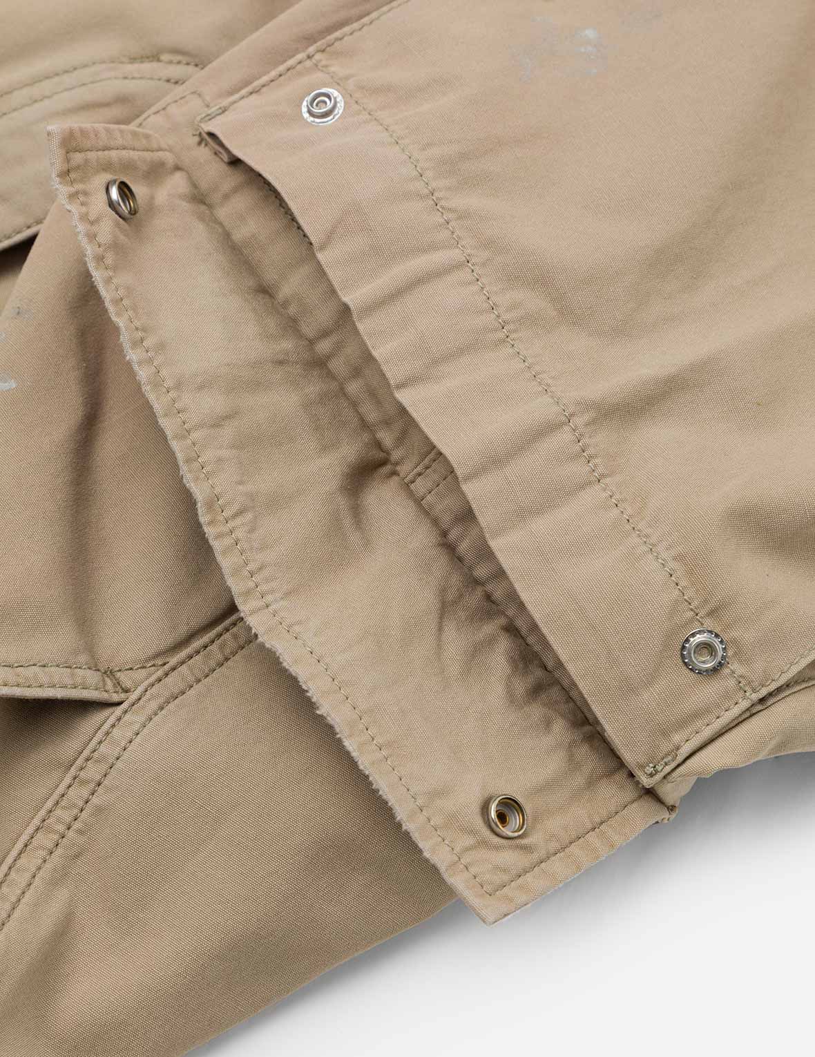 トーテムカモメ刺繍 ストレートフィット カーゴパンツ