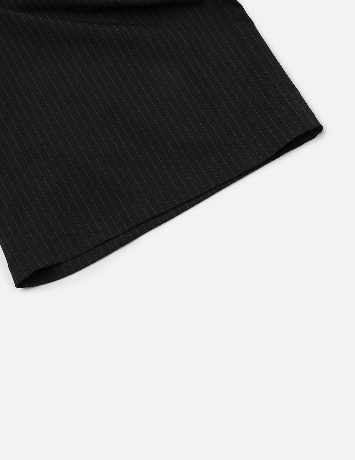 Seagull and Logo Embroidery Fashion Fit Striped Woven Shorts