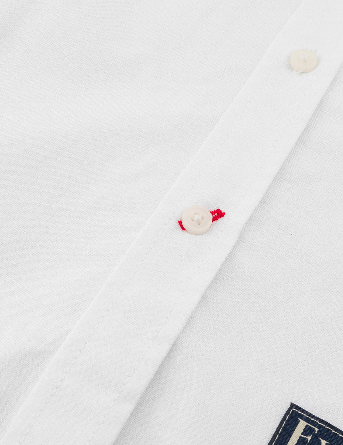 カモメ刺繍 リラックスフィット 長袖オックスフォードシャツ