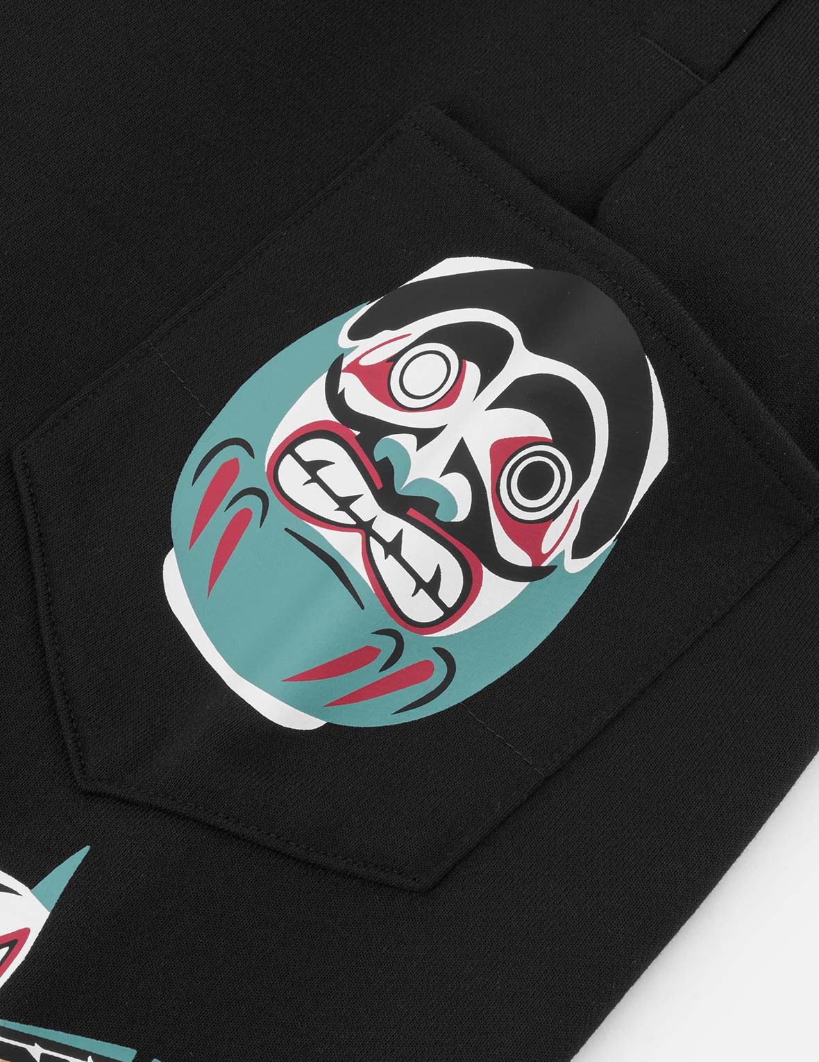 Indian Totem Daruma PrintRegular Fit Sweatpants