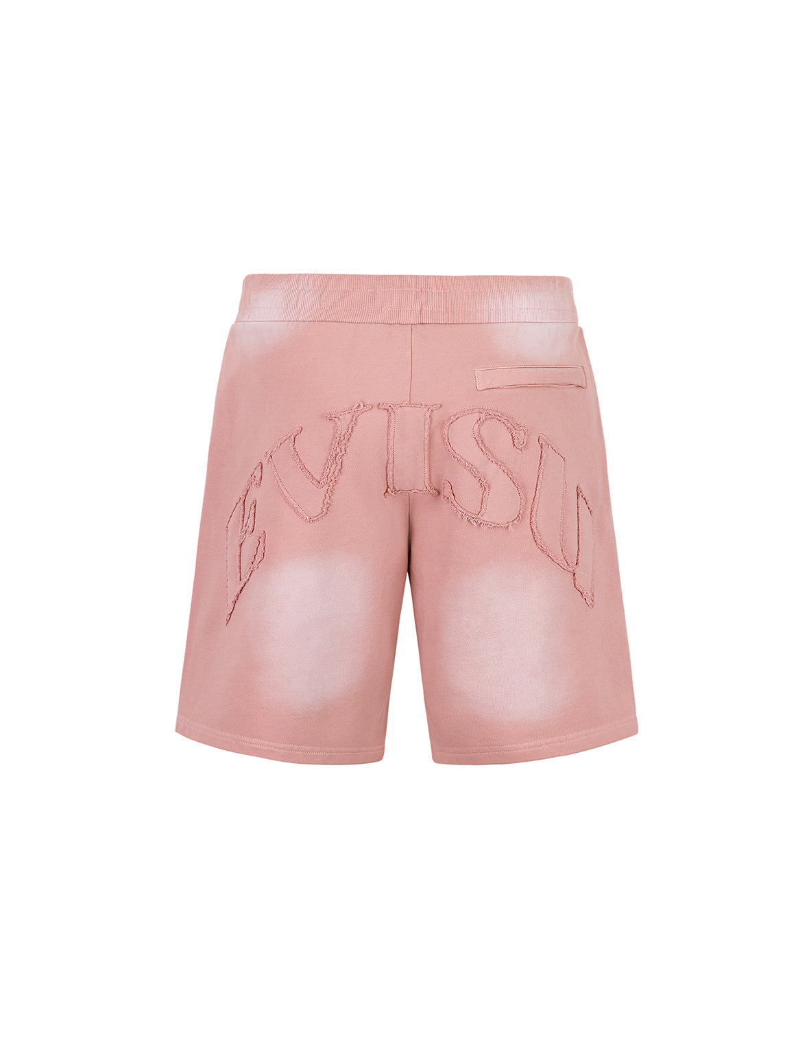 ロゴアップリケ刺繍 ヘビーウォッシュ ファッションフィット スウェットショーツ