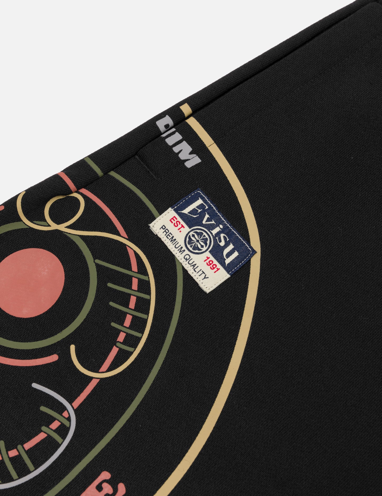 Daruma Print Regular Fit Sweatshorts