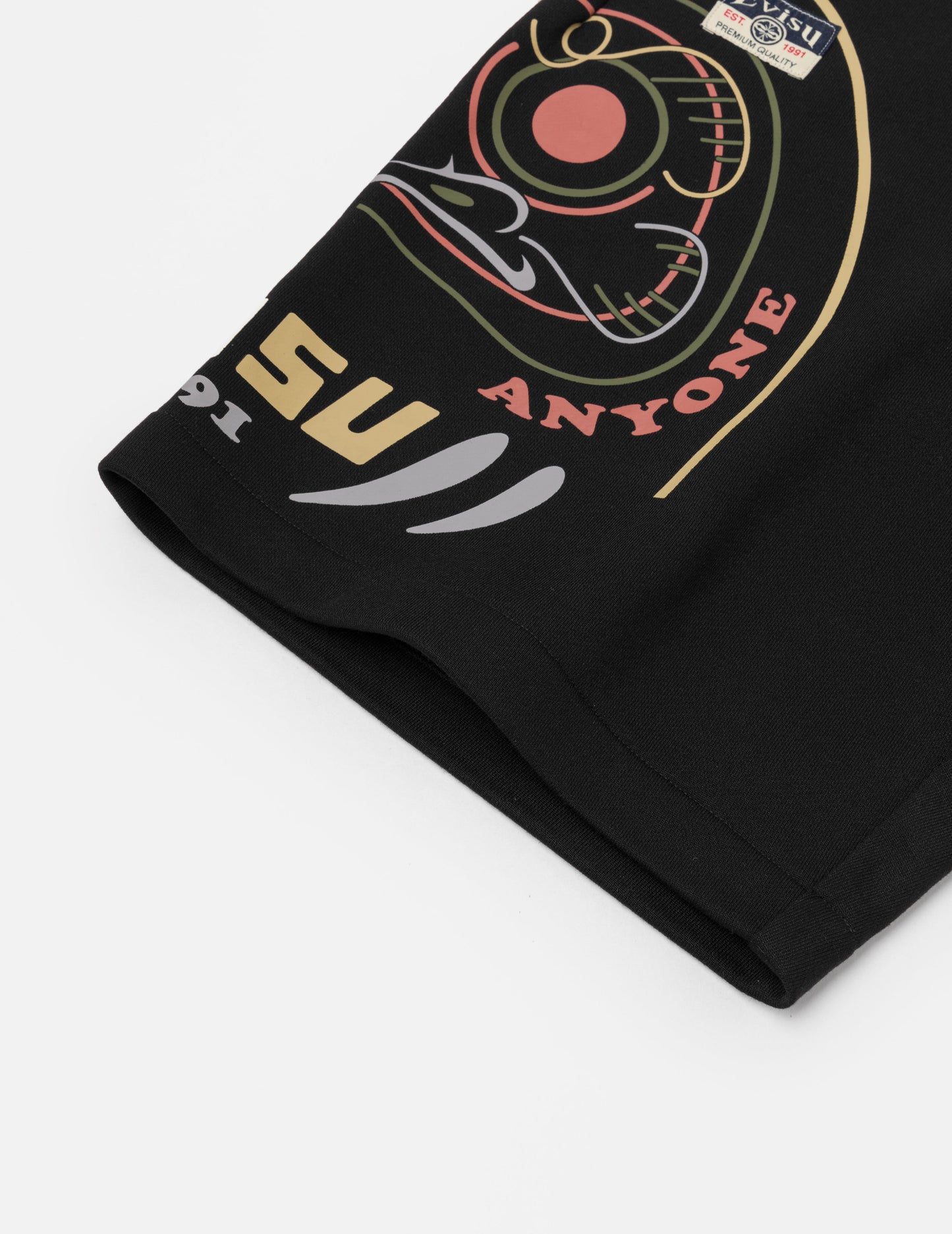 Daruma Print Regular Fit Sweatshorts